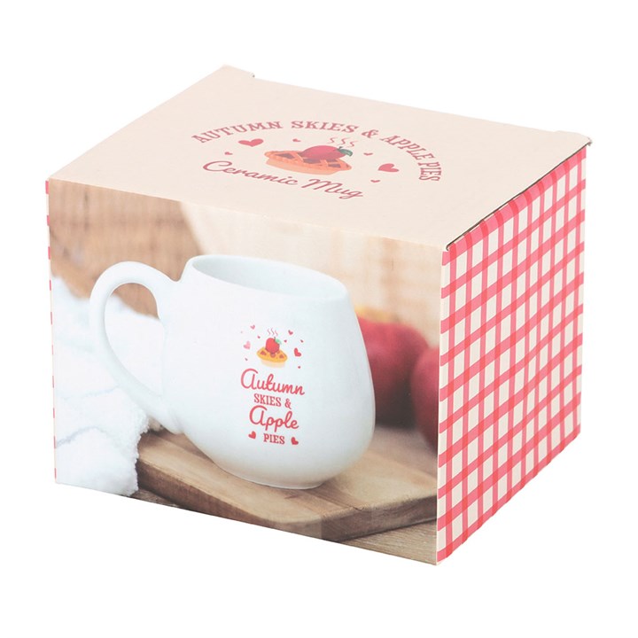 Autumn Skies and Apple Pies Rounded Ceramic Mug