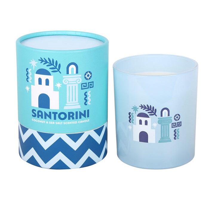 CLEARANCE Santorini Coconut & Sea Salt Scented Candle