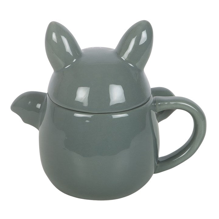 Cute Bat Ceramic Lidded Mug
