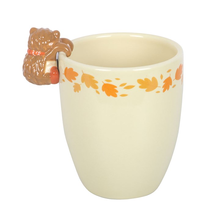 Autumn Ceramic Plant Pot With Hedgehog