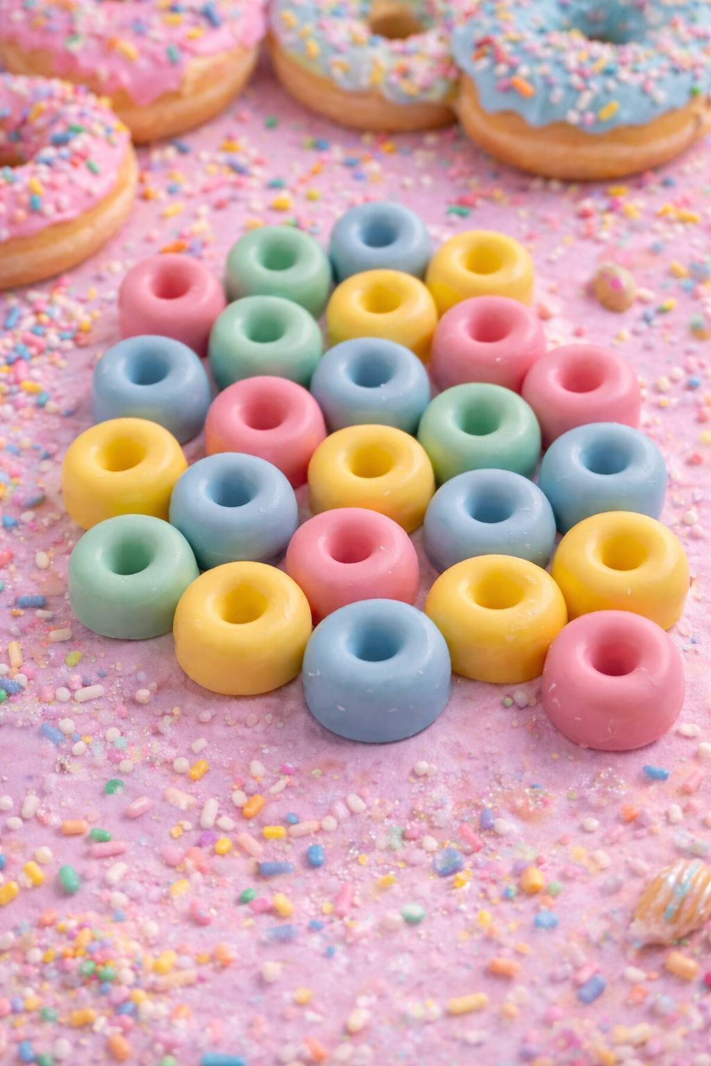 Jam Doughnut, Mini Doughnut Shaped Wax Melts
