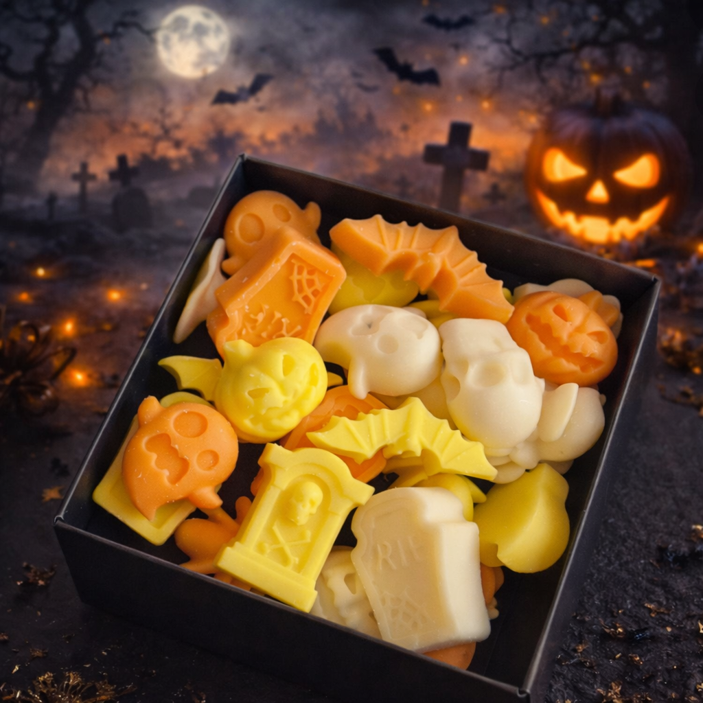 CLEARANCE Candycorn, Mini Halloween Shapes Wax Melts