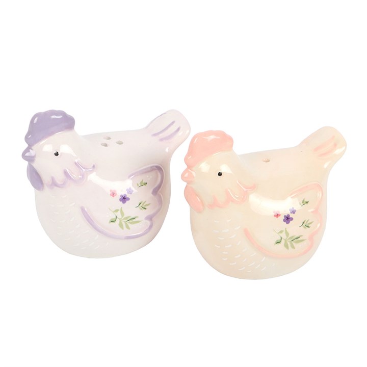 Chicken Hen Shaped Salt & Pepper Shakers