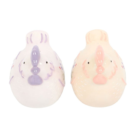 Chicken Hen Shaped Salt & Pepper Shakers