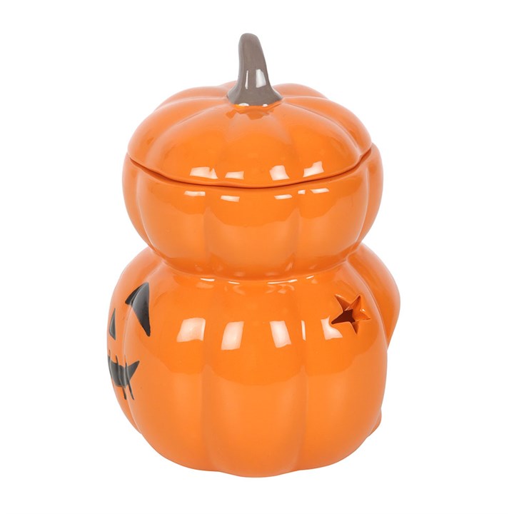 CLEARANCE Stacked Pumpkin Ceramic Wax Warmer