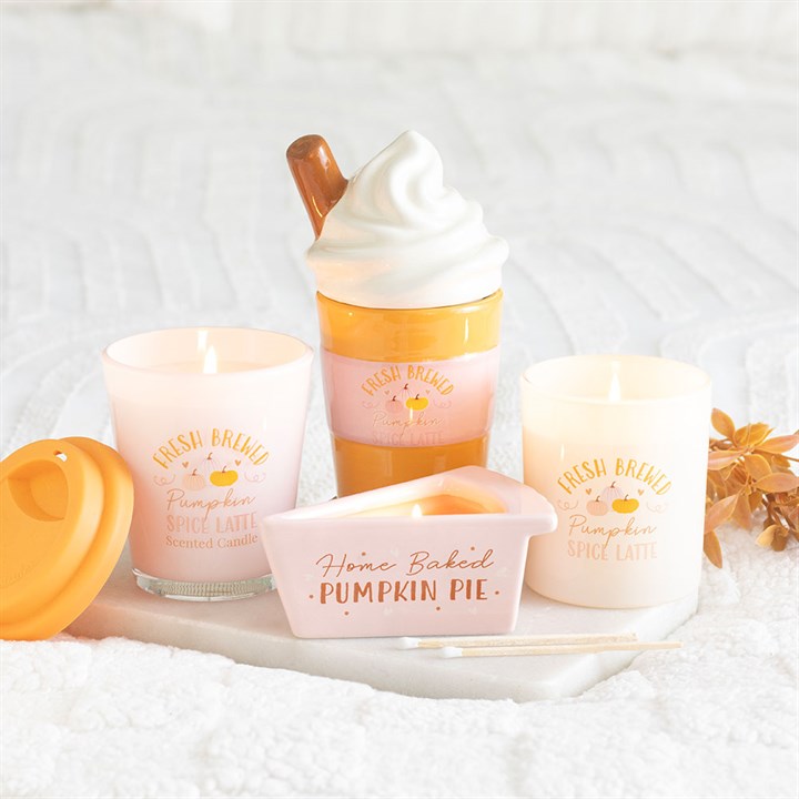 Pumpkin Spice Latte Ceramic Wax Warmer