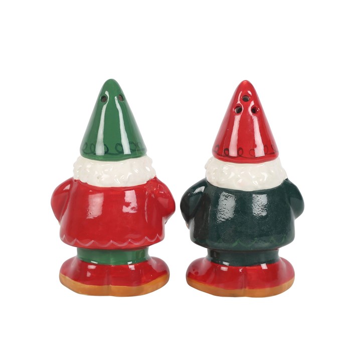 Gnome Ceramic Salt & Pepper Shakers