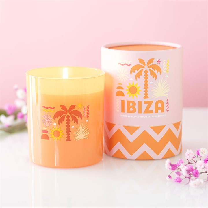 CLEARANCE Ibiza Sunrise Apricot & Neroli Scented Candle