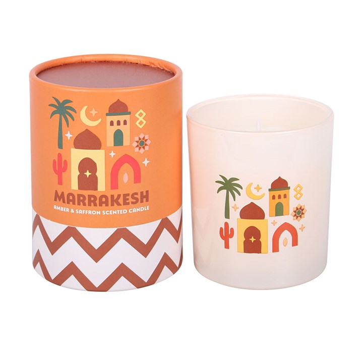 CLEARANCE Marrakesh Amber & Saffron Scented Candle