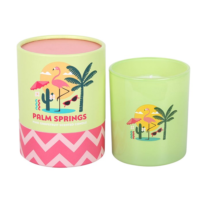 CLEARANCE Palm Springs Pink Grapefruit Scented Candle