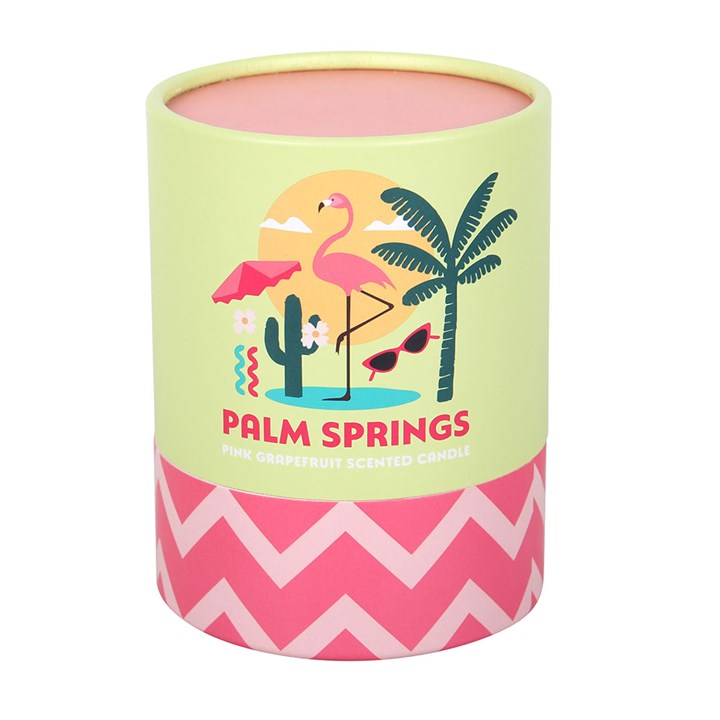 CLEARANCE Palm Springs Pink Grapefruit Scented Candle