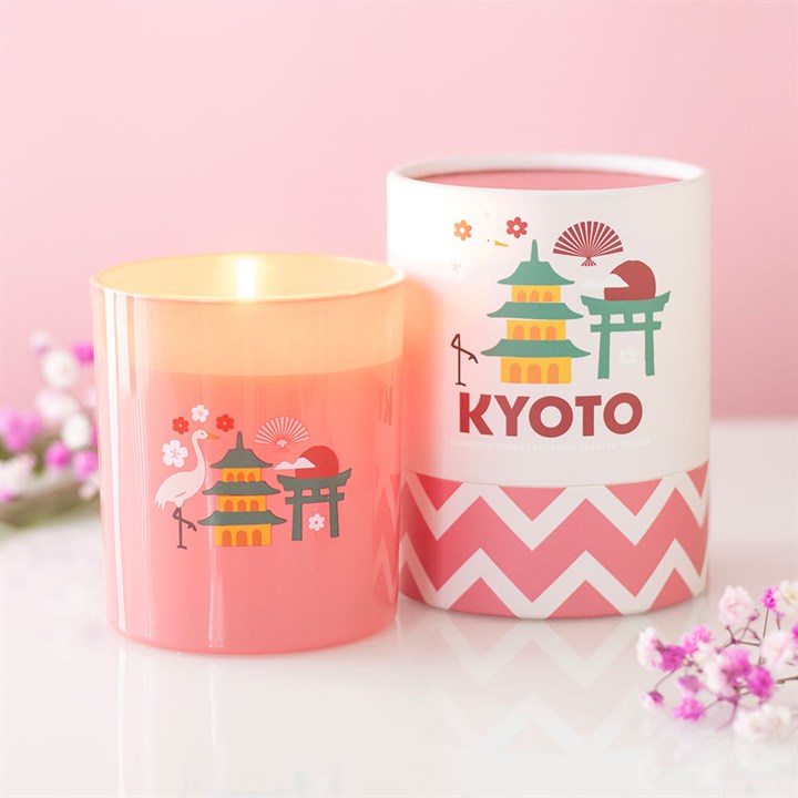 CLEARANCE Kyoto Bamboo & Cherry Blossom Scented Candle