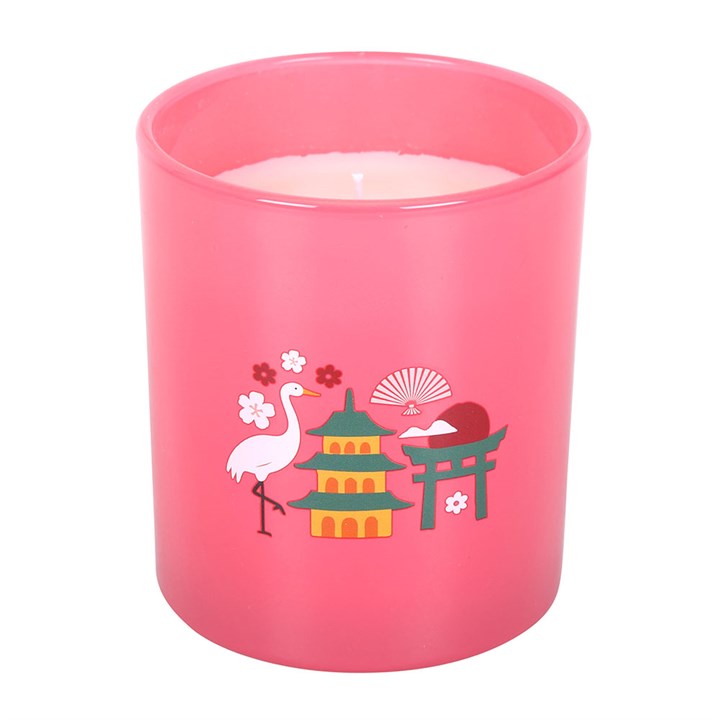CLEARANCE Kyoto Bamboo & Cherry Blossom Scented Candle