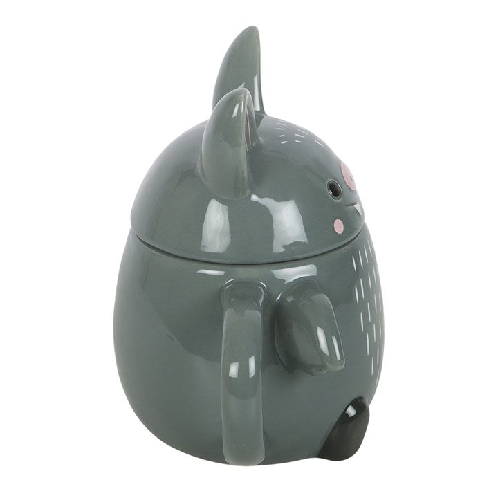 Cute Bat Ceramic Lidded Mug
