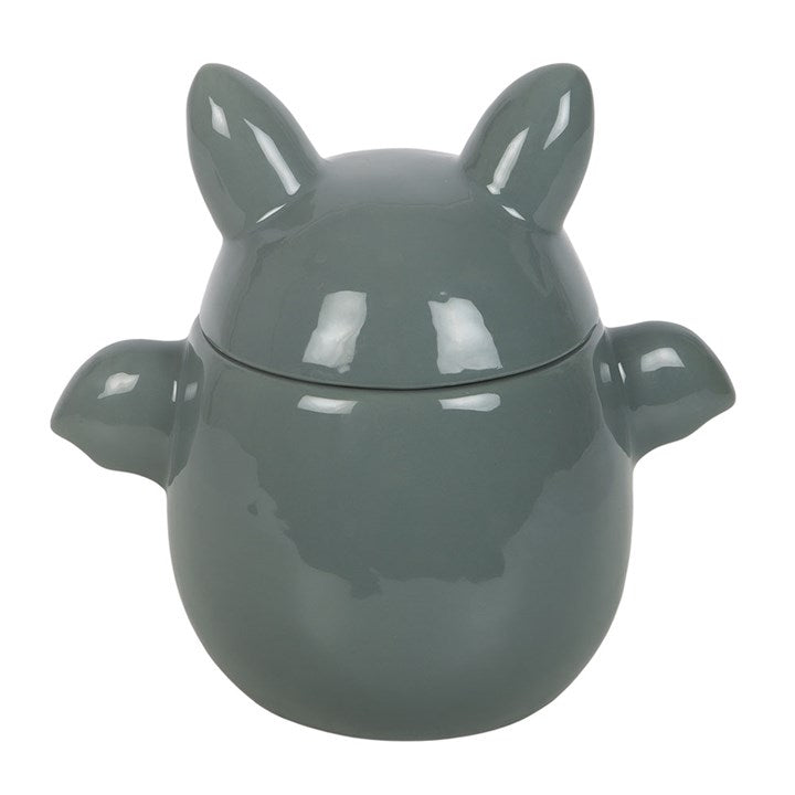 Cute Bat Ceramic Cookie Jar