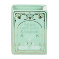 CLEARANCE Green Book Shaped Ceramic Flower Vase - Myths, Fairytales & Legends
