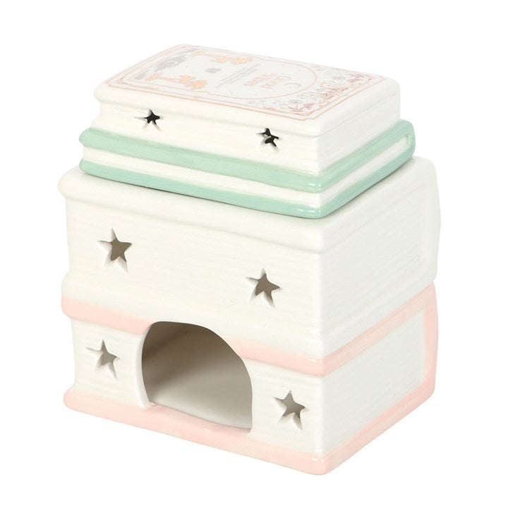 CLEARANCE Pastel Book Stack Ceramic Wax Warmer