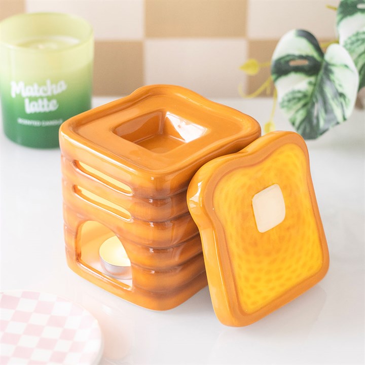 CLEARANCE Brunch Club Toast Stack Ceramic Wax Warmer