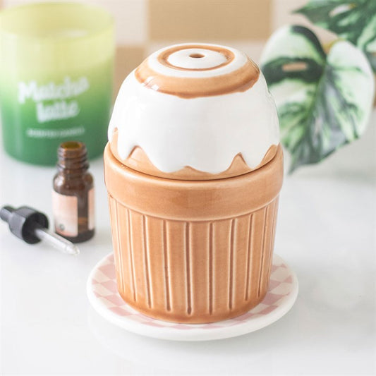 Brunch Club Cinnamon Roll Ceramic Wax Warmer