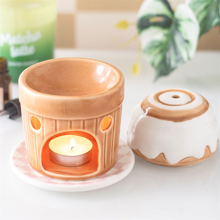 CLEARANCE Brunch Club Cinnamon Roll Ceramic Wax Warmer