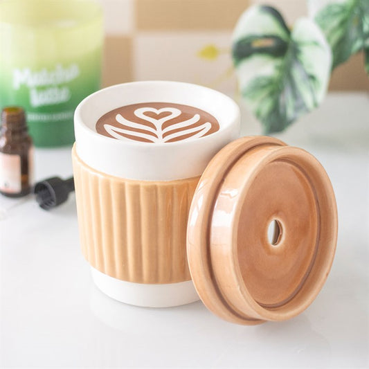 Brunch Club Coffee Cup Ceramic Wax Warmer