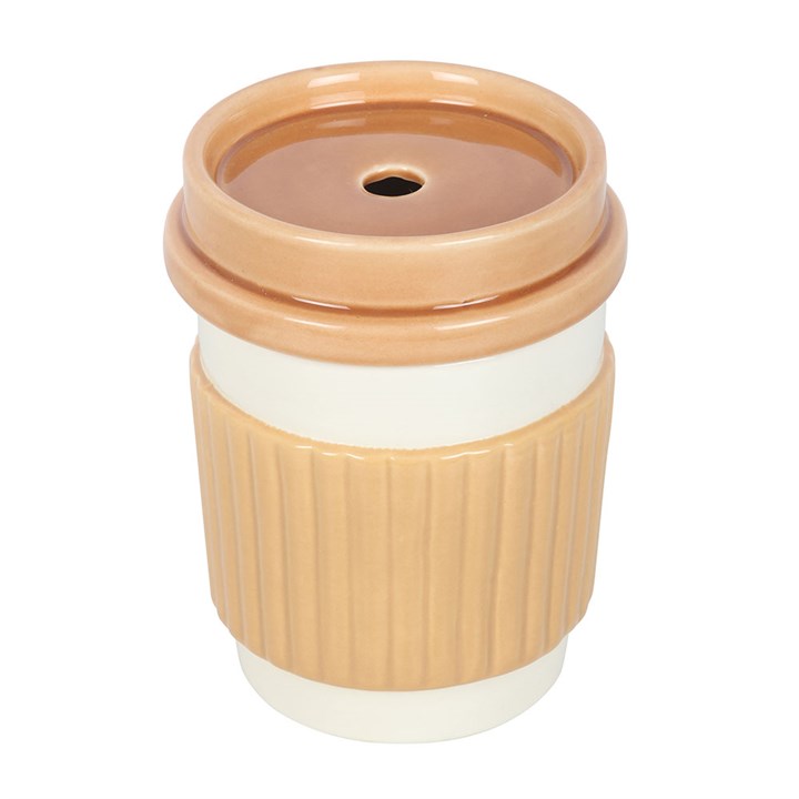CLEARANCE Brunch Club Coffee Cup Ceramic Wax Warmer
