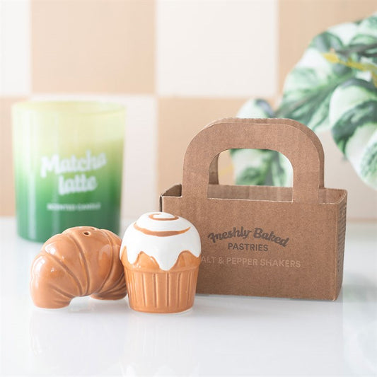 Brunch Club Pastry Shaped Ceramic Salt & Pepper Shakers