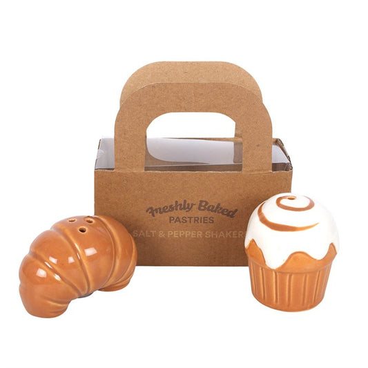 Brunch Club Pastry Shaped Ceramic Salt & Pepper Shakers