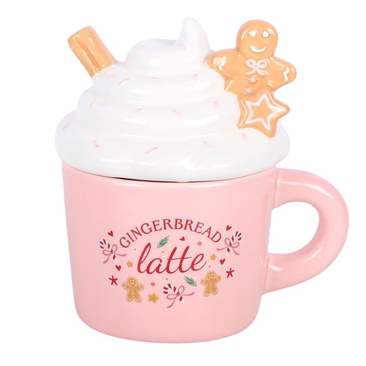 Pink Gingerbread Latte Ceramic Wax Warmer
