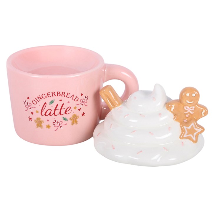 Pink Gingerbread Latte Ceramic Wax Warmer