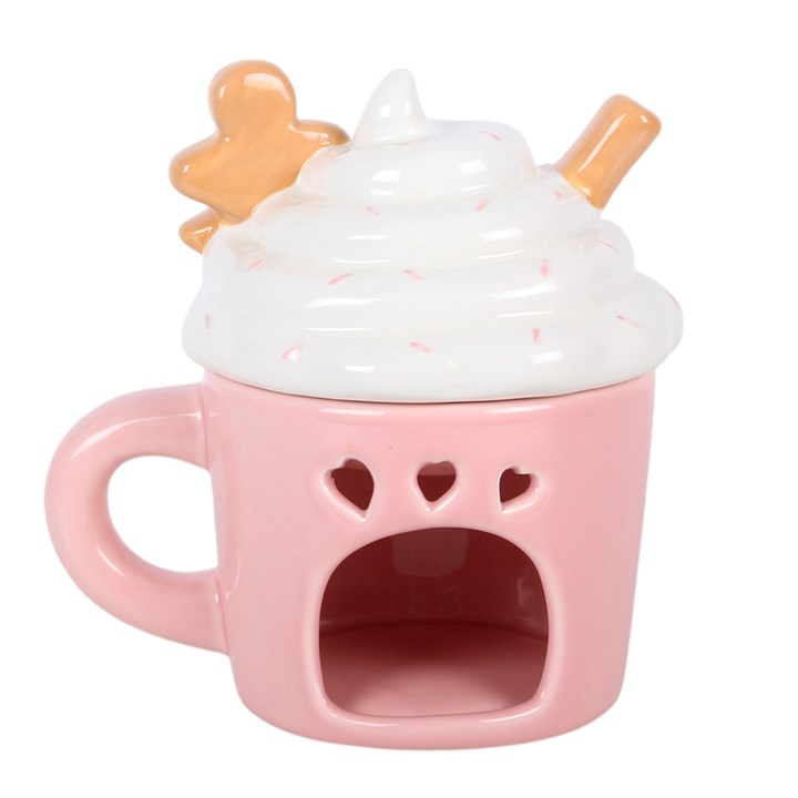 Pink Gingerbread Latte Ceramic Wax Warmer