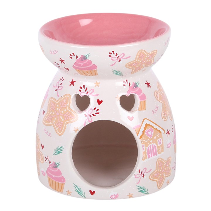 Pink Christmas in a Cup Ceramic Mug