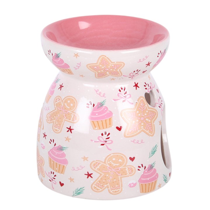 Gingerbread Cookie Print Sugarplum Bakery Ceramic Wax Warmer