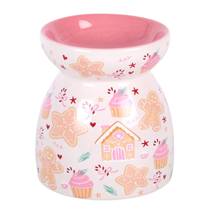 Pink Christmas in a Cup Ceramic Mug