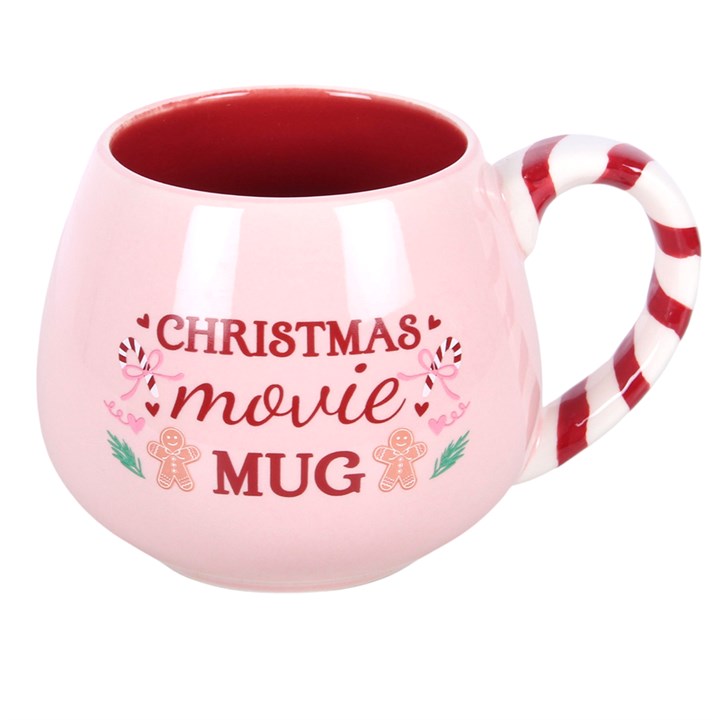 Pink Ceramic Christmas Movie Mug