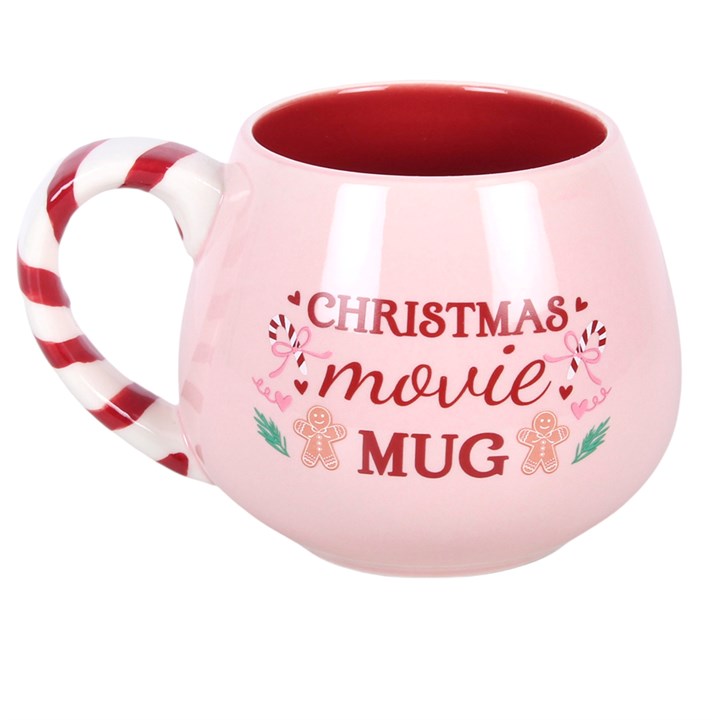 Pink Ceramic Christmas Movie Mug