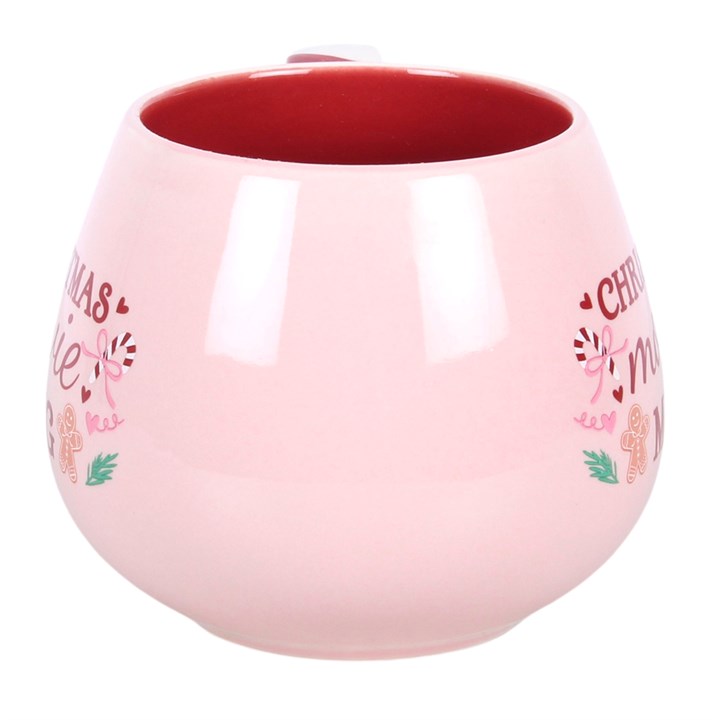 Pink Ceramic Christmas Movie Mug