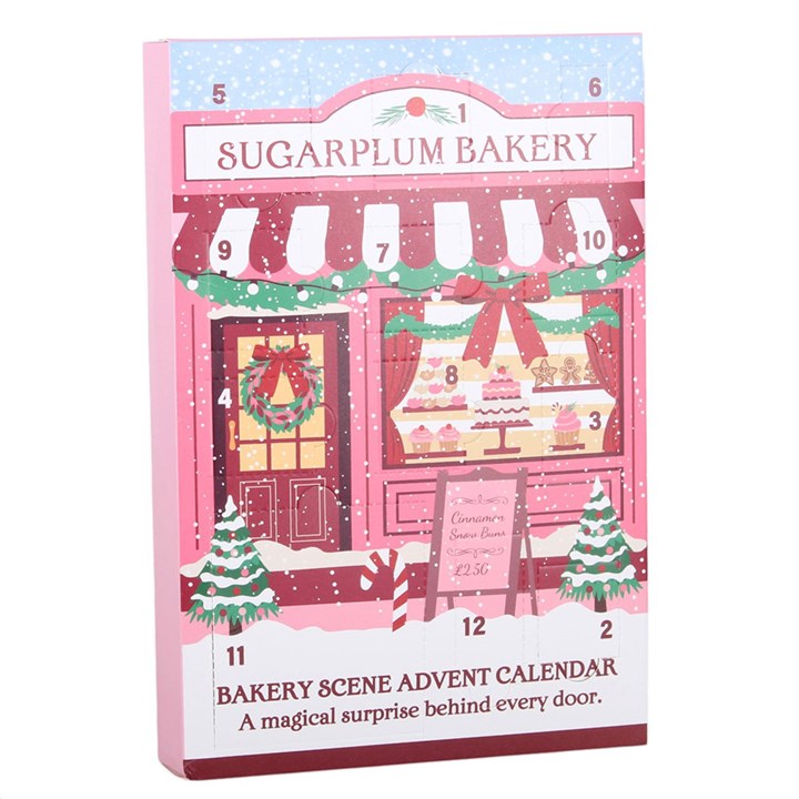 12-Day Sugarplum Bakery Scene Advent Calendar