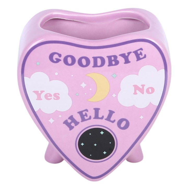 Pastel Talking Board Planchette Ceramic Flower Vase