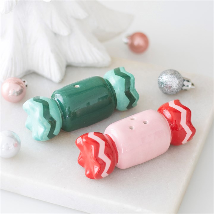 Christmas Sweets Ceramic Salt & Pepper Shakers