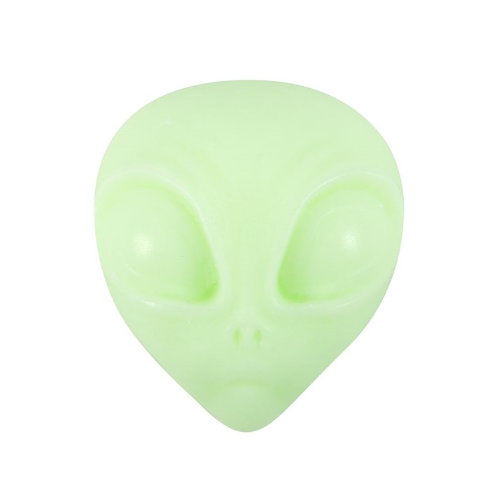 Purple UFO Wax Warmer and Lime Alien Wax Melt