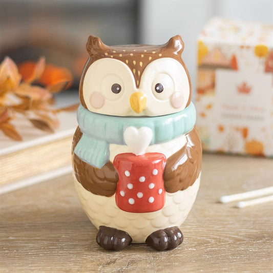 Oliver Owl Ceramic Wax Warmer
