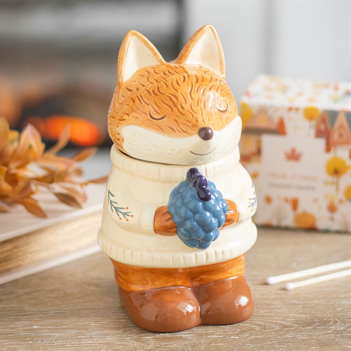 Flynn Fox Ceramic Wax Warmer