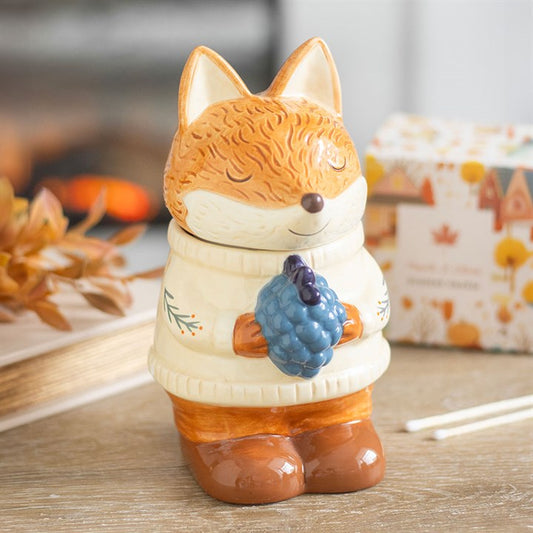 Flynn Fox Ceramic Wax Warmer