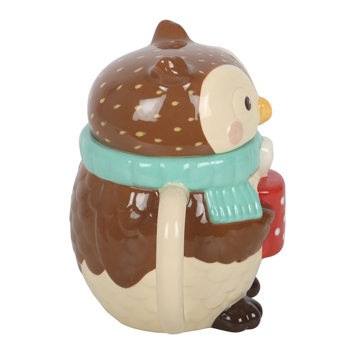 Oliver Owl Lidded Ceramic Mug