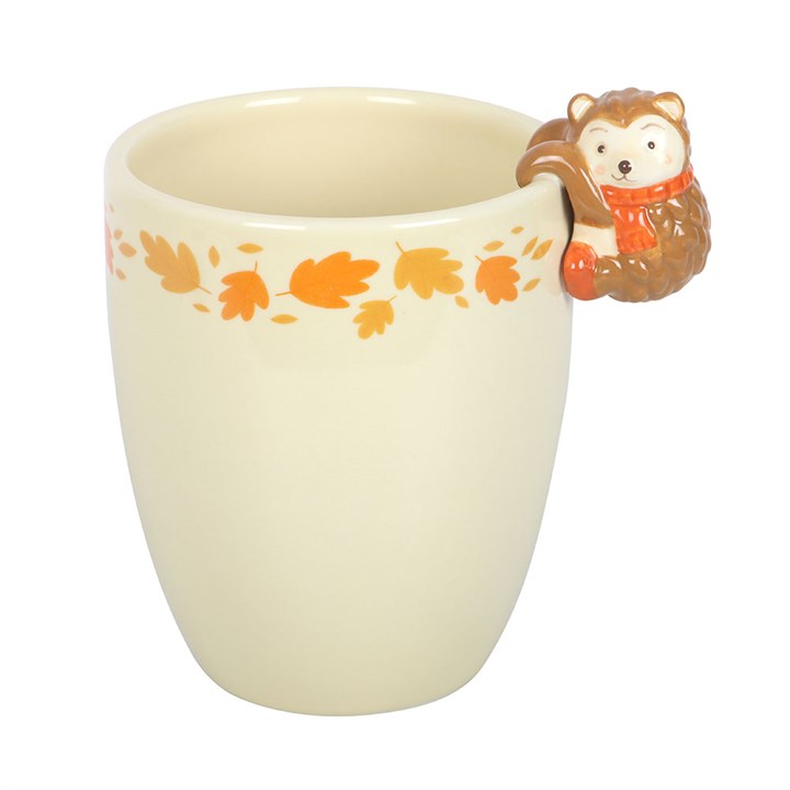 Autumn Ceramic Plant Pot With Hedgehog