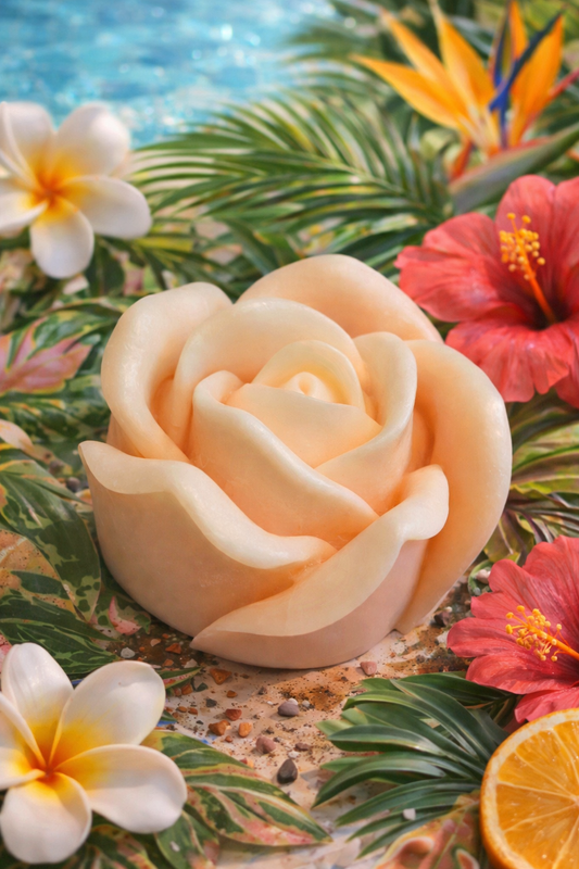 CLEARANCE Coconut & Papaya, Flower Shape Wax Melt