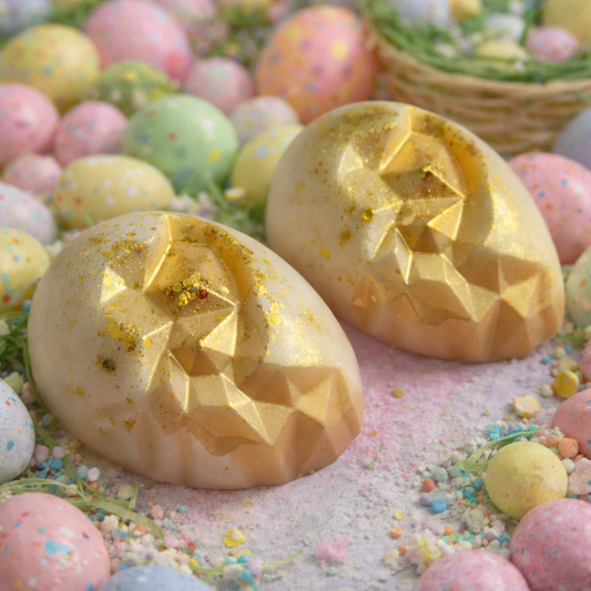 CLEARANCE Coconut Rings, Geometric Egg Shape Wax Melt