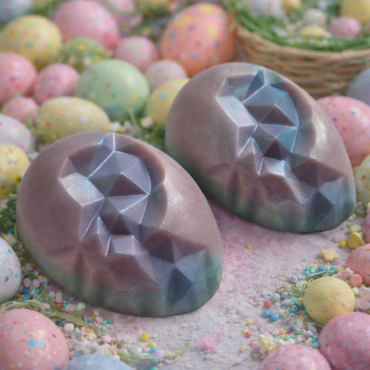 CLEARANCE Chocolate Walnut Whip, Geometric Egg Shape Wax Melt