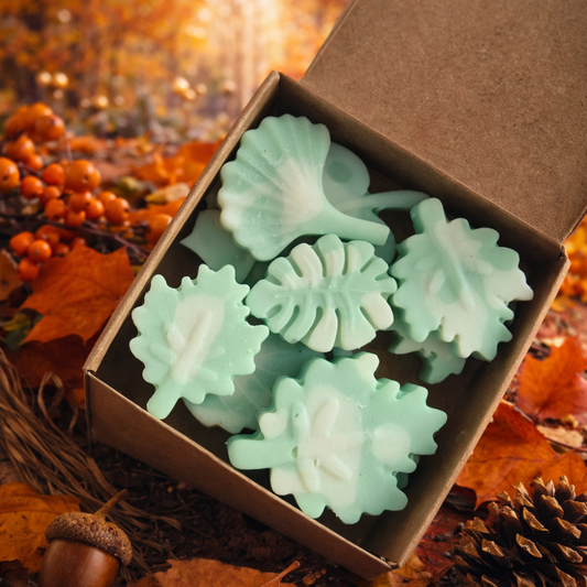 CLEARANCE Green Pistachio & Marshmallow, Leaf Shape Wax Melts